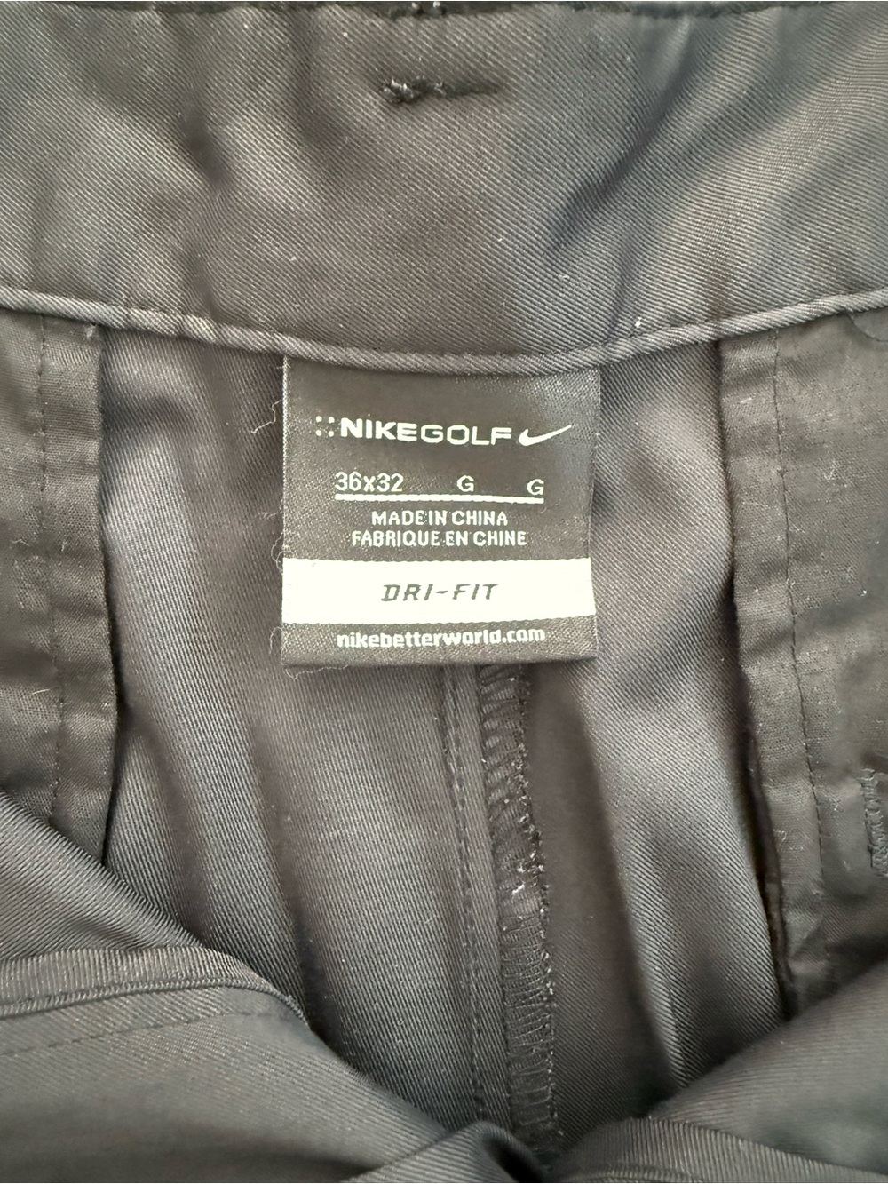 Nike Men's dry fit golf Pants – Classic Straight Fit - Picture 2 of 4